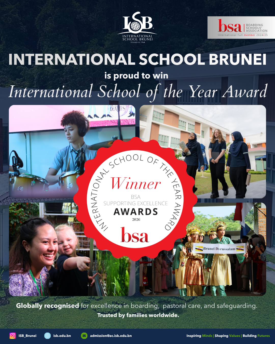 ISB wins International School of the Year Award 2026